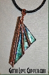 Enameled Copper Pendant