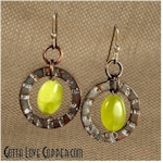 Lemon Chrysoprase Earrings