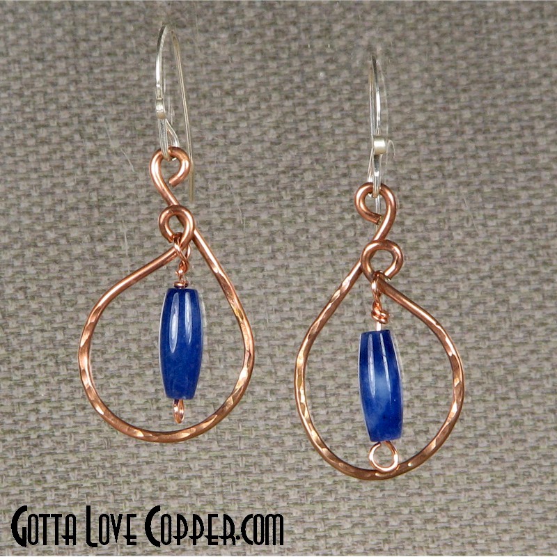 Wire and Bead Earrings