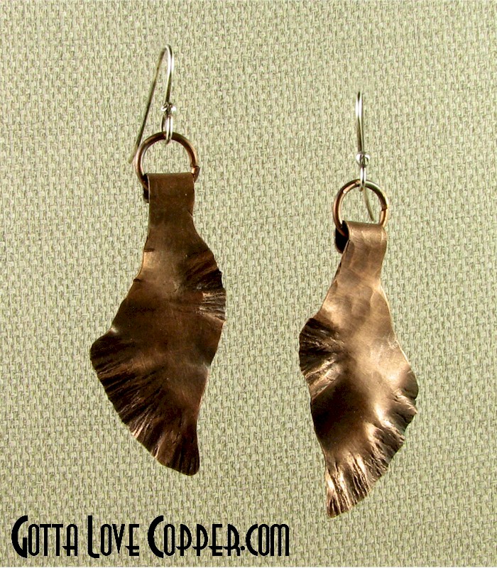 Abstract Leafy Earrings