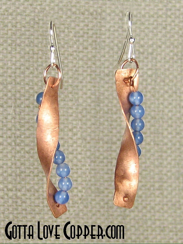 Twisty-Beady Earrings