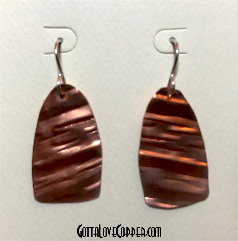 Folded & Flamed Earrings