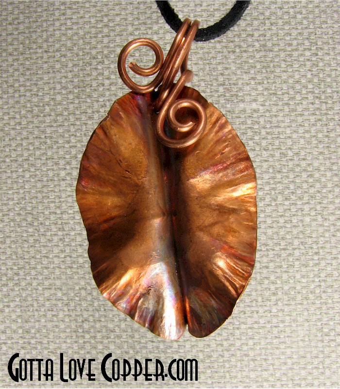 European Beech Leaf Pendant