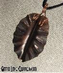 Chokecherry Leaf Pendant