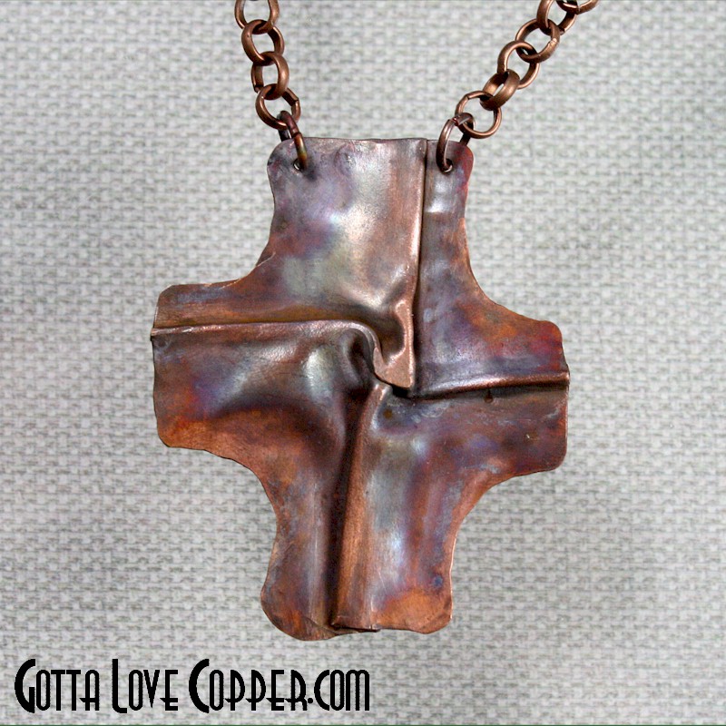 Folded "Cross" Pendant