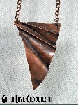 Folded "Wing" Pendant