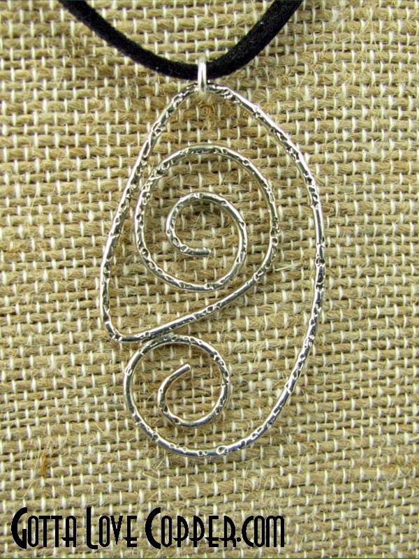 Silver Coil Pendant