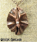 Leaf Pendant with Beads