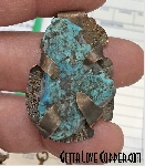 Turquoise Chunk Pendant